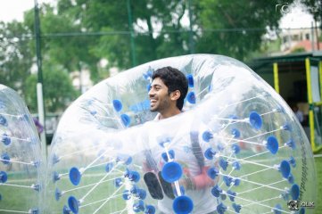 Kerintha Movie Team At Bubble Soccer Event